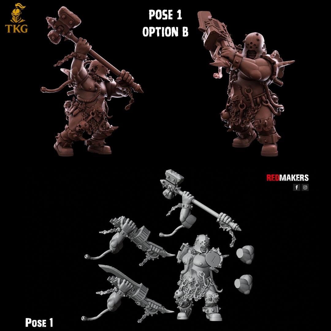 Heretics - Abhuman Giants by RedMakers | 3D printed Tabletop Miniatures