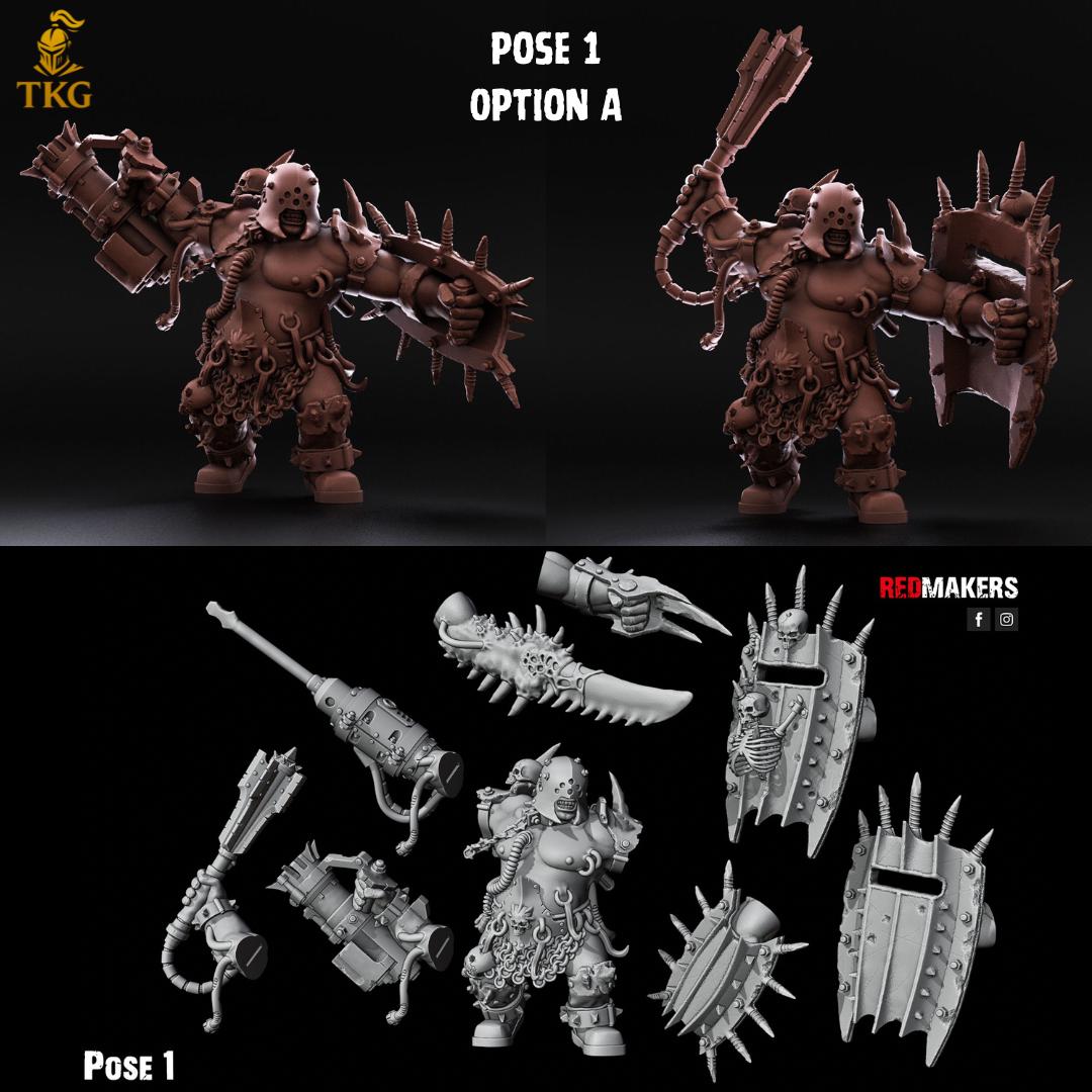 Heretics - Abhuman Giants by RedMakers | 3D printed Tabletop Miniatures