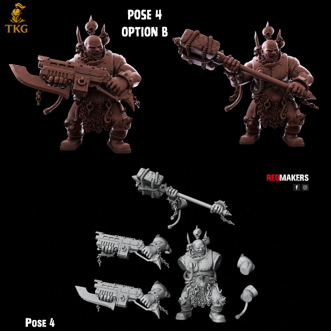 Heretics - Abhuman Giants by RedMakers | 3D printed Tabletop Miniatures