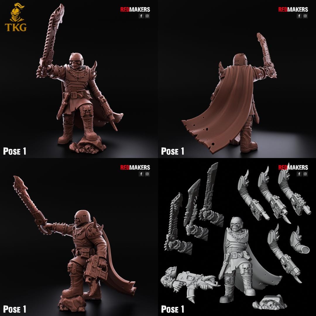 The Butcher's Tribe Kill Squad by RedMakers | 3D Printed Tabletop Miniatures