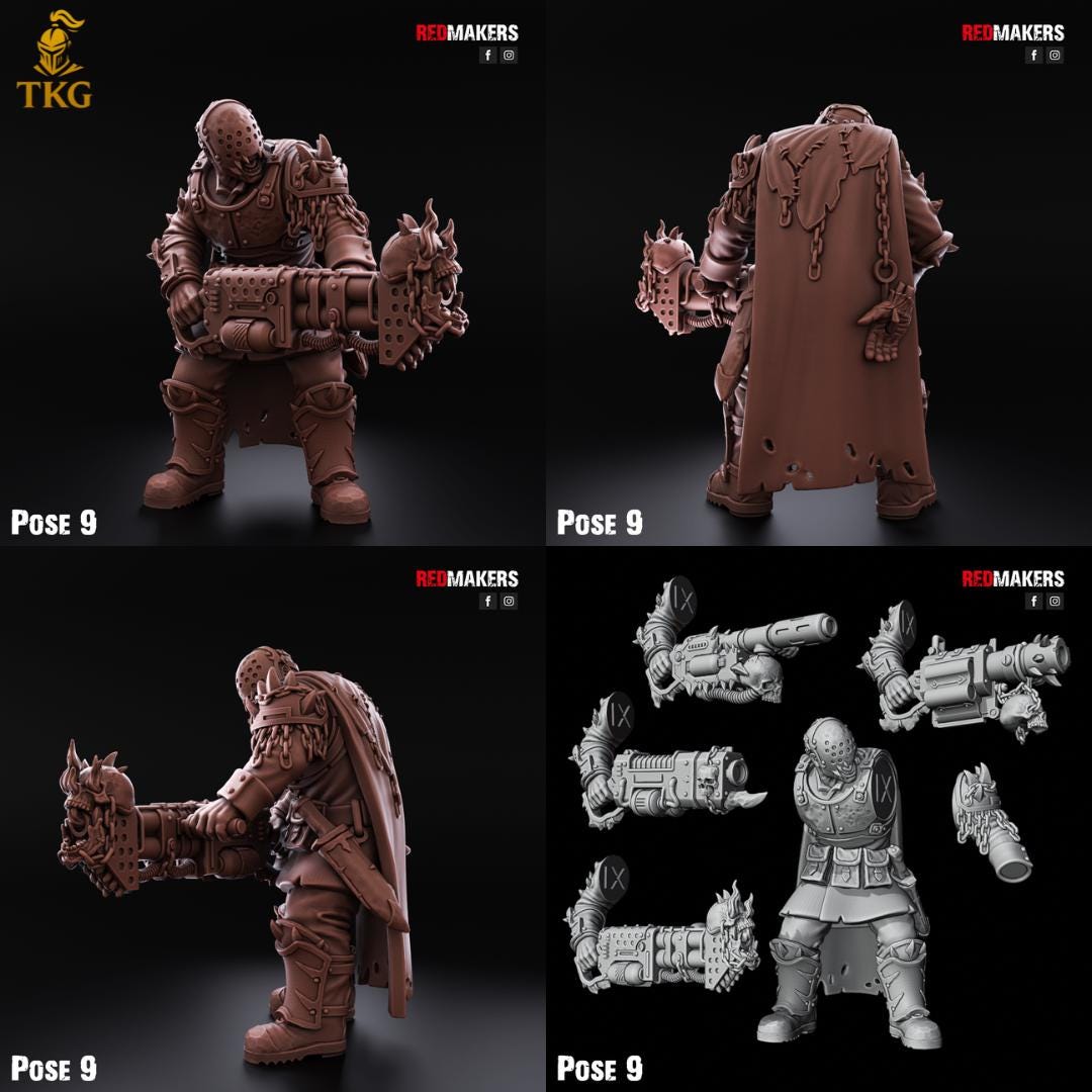 The Butcher's Tribe Kill Squad by RedMakers | 3D Printed Tabletop Miniatures