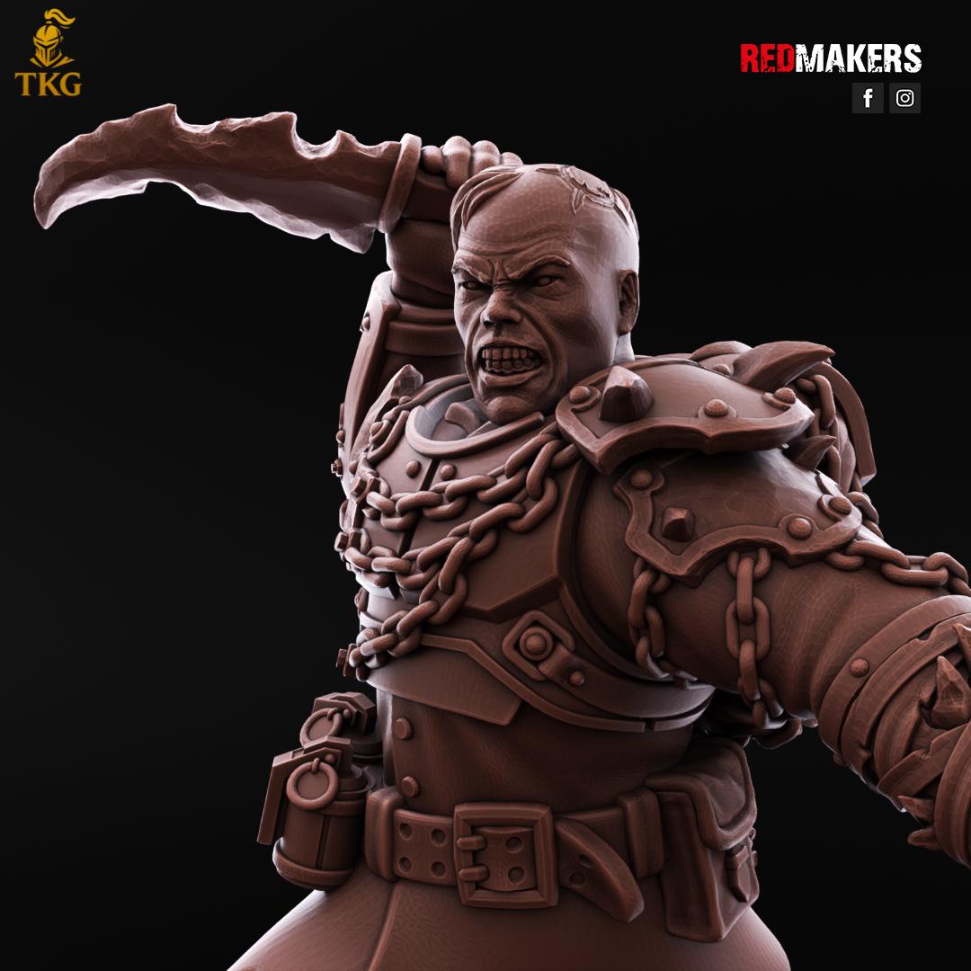 The Butcher's Tribe Kill Squad by RedMakers | 3D Printed Tabletop Miniatures