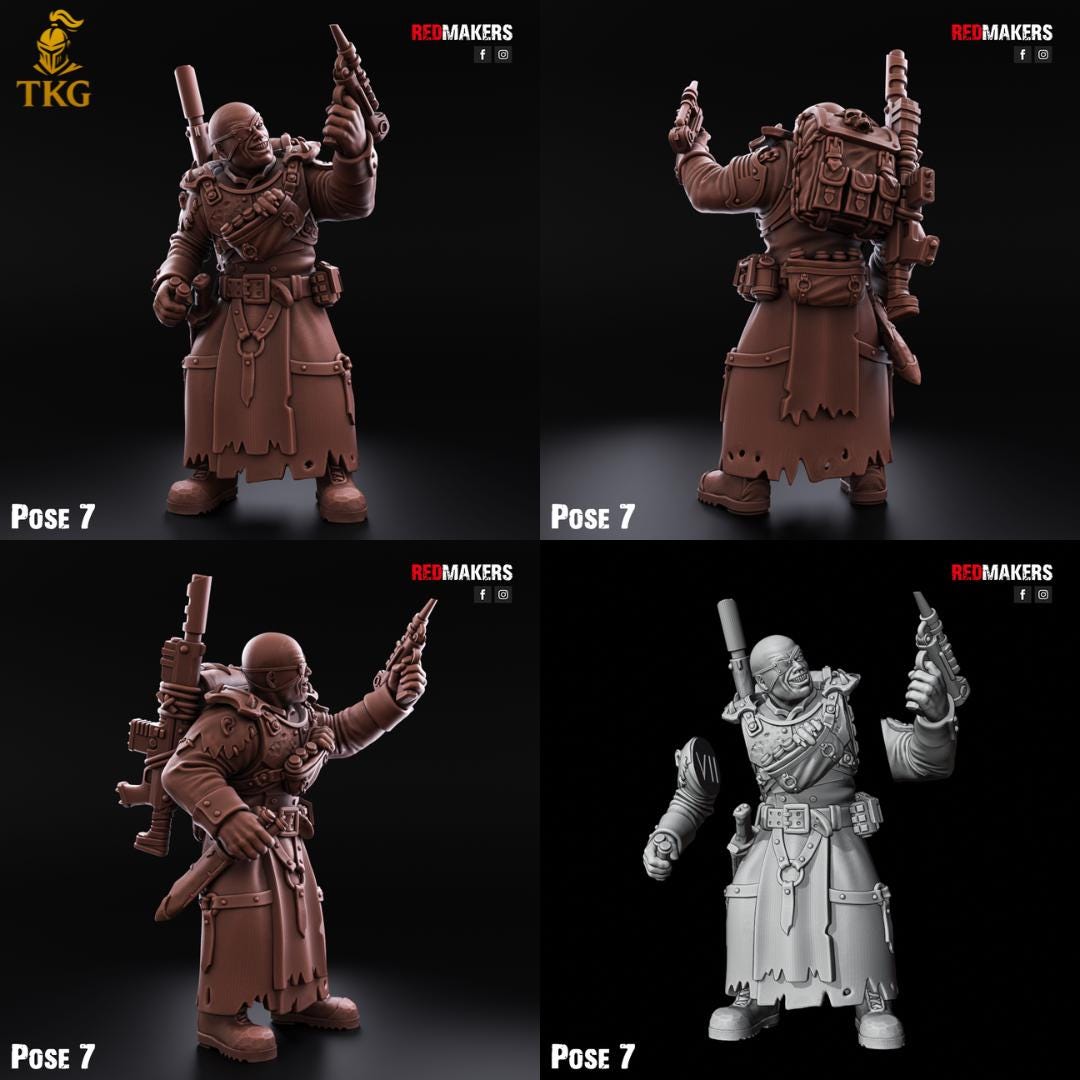 The Butcher's Tribe Kill Squad by RedMakers | 3D Printed Tabletop Miniatures