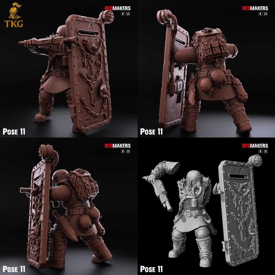The Butcher's Tribe Kill Squad by RedMakers | 3D Printed Tabletop Miniatures