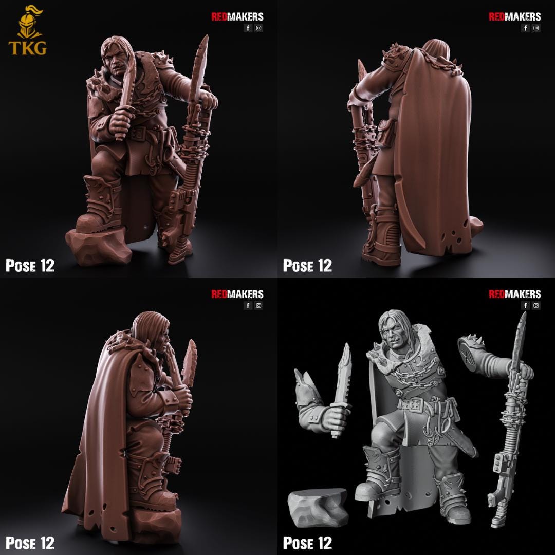 The Butcher's Tribe Kill Squad by RedMakers | 3D Printed Tabletop Miniatures