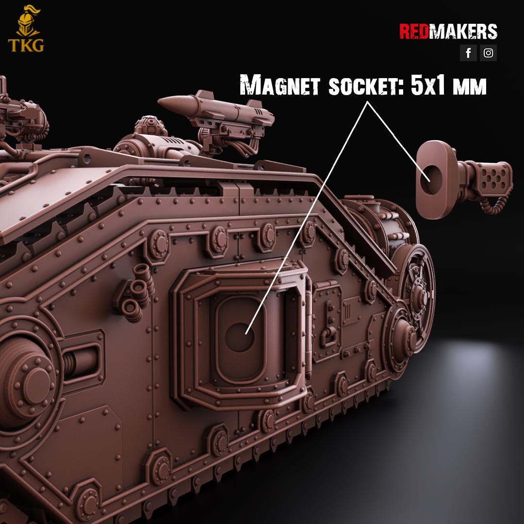Firestorm, Solar Heavy Tank— Imperial Force by Redmakers | 3D Printed Tabletop Miniatures