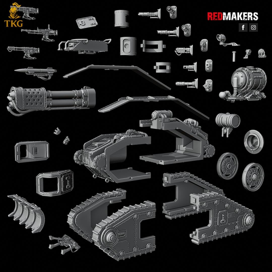 Firestorm, Solar Heavy Tank— Imperial Force by Redmakers | 3D Printed Tabletop Miniatures