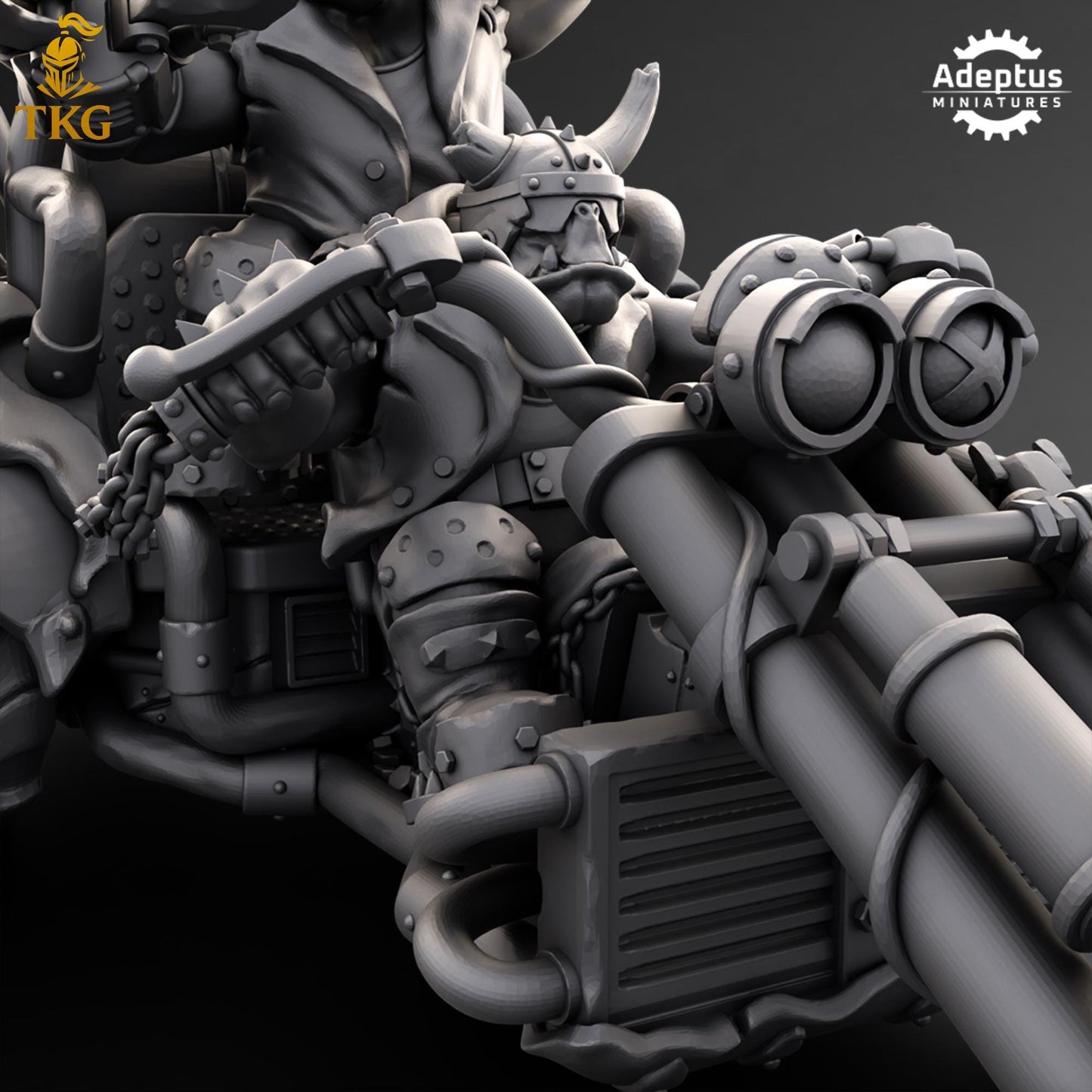 Roadboss Trike - Orks by Adeptus Miniatures | 3D printed Tabletop Miniatures