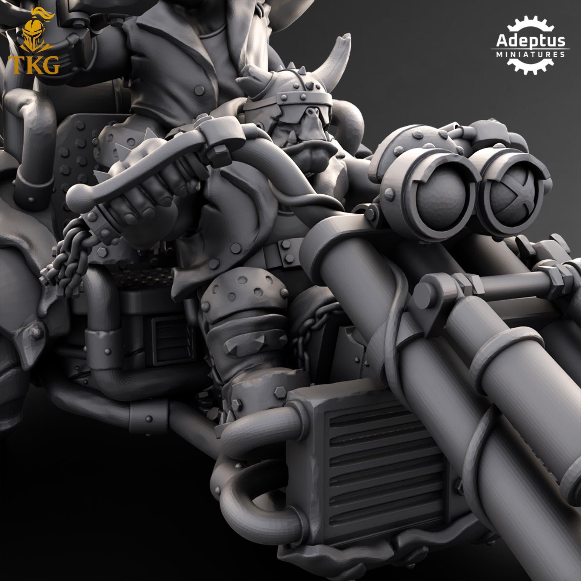 Roadboss Trike - Orks by Adeptus Miniatures | 3D printed Tabletop Miniatures