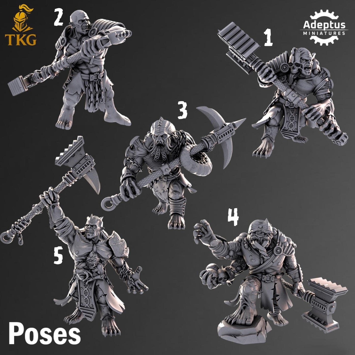 Ruinspawn - The Hiveborne by Adeptus Miniatures | 3D printed Tabletop Miniatures