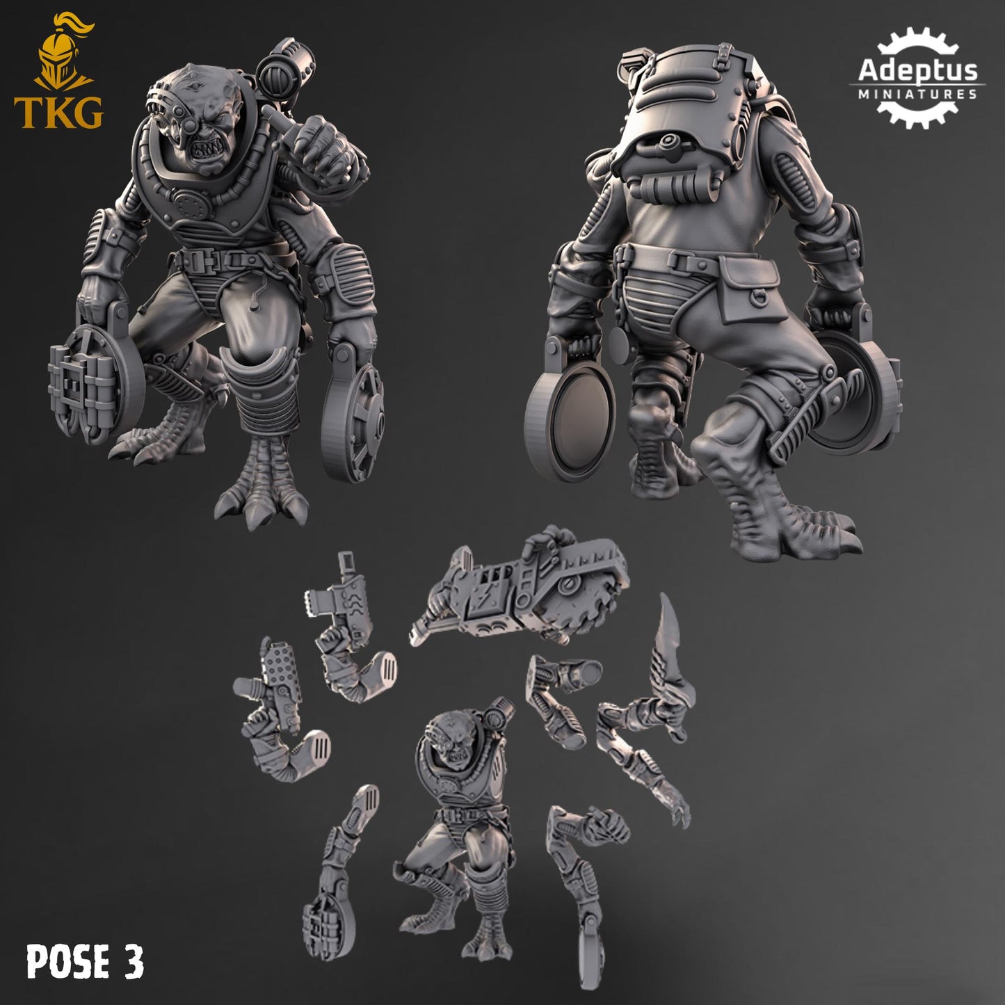 Aculyte Strain - The Hiveborne by Adeptus Miniatures | 3D printed Tabletop Miniatures