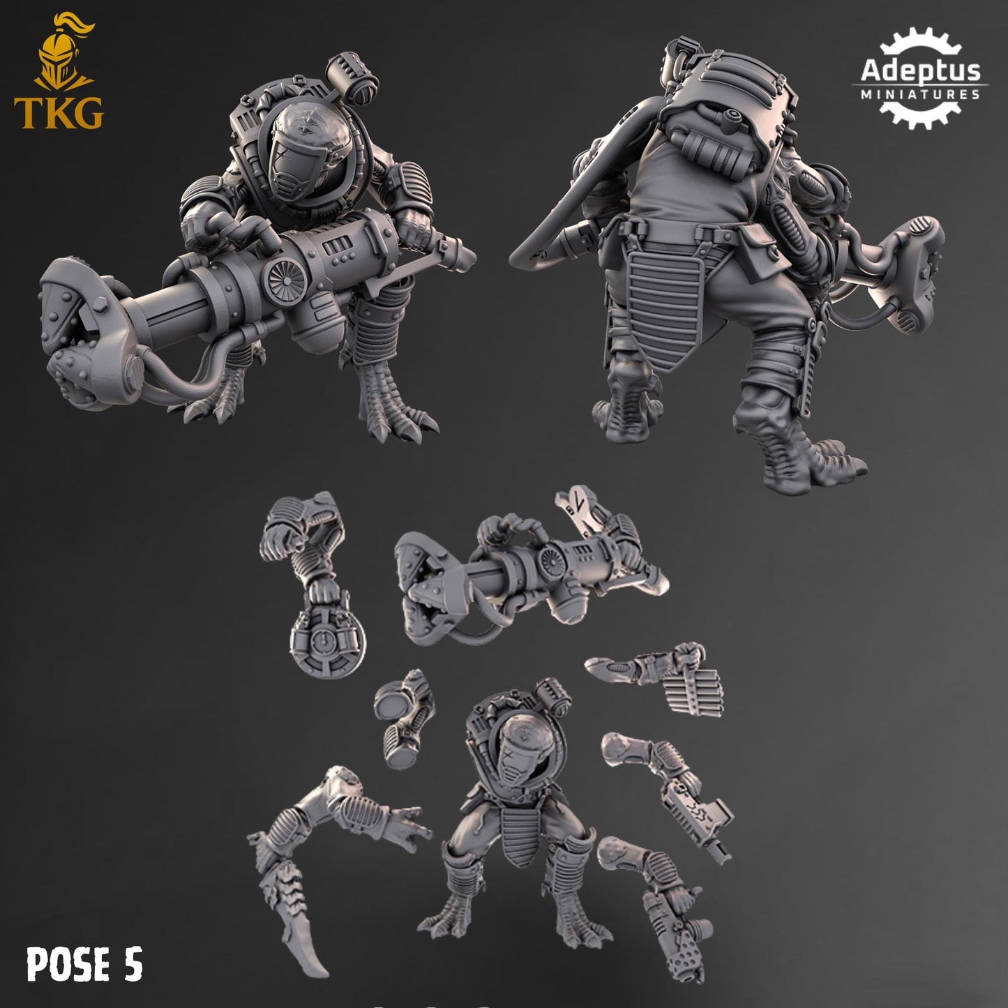 Aculyte Strain - The Hiveborne by Adeptus Miniatures | 3D printed Tabletop Miniatures