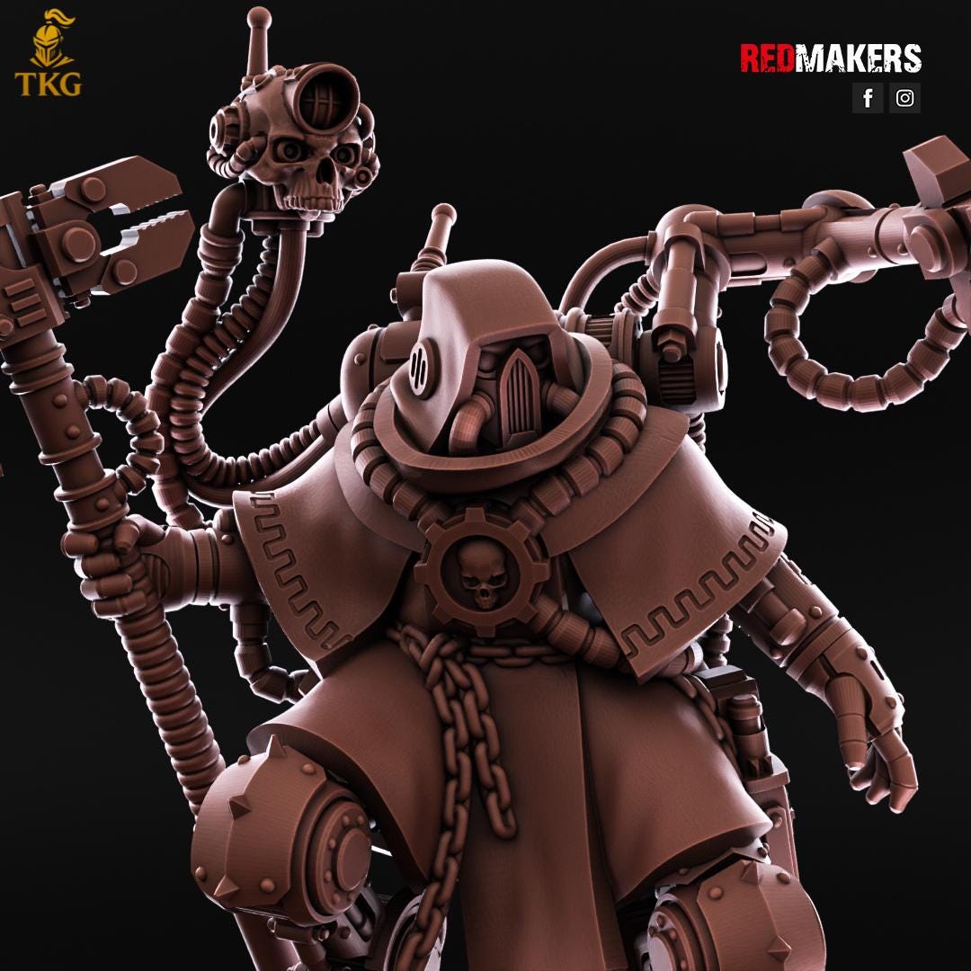 Omniforge Tech Engineer by RedMakers | 3D Printed Tabletop Miniatures