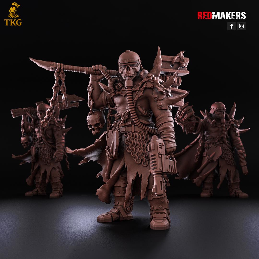 Renegade Death Division Commander by RedMakers | 3D Printed Tabletop Miniatures