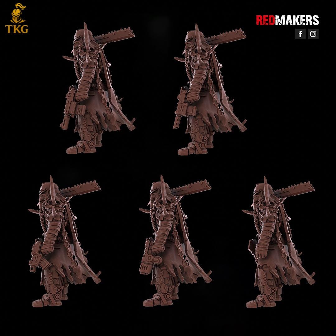 Renegade Death Division Commander by RedMakers | 3D Printed Tabletop Miniatures