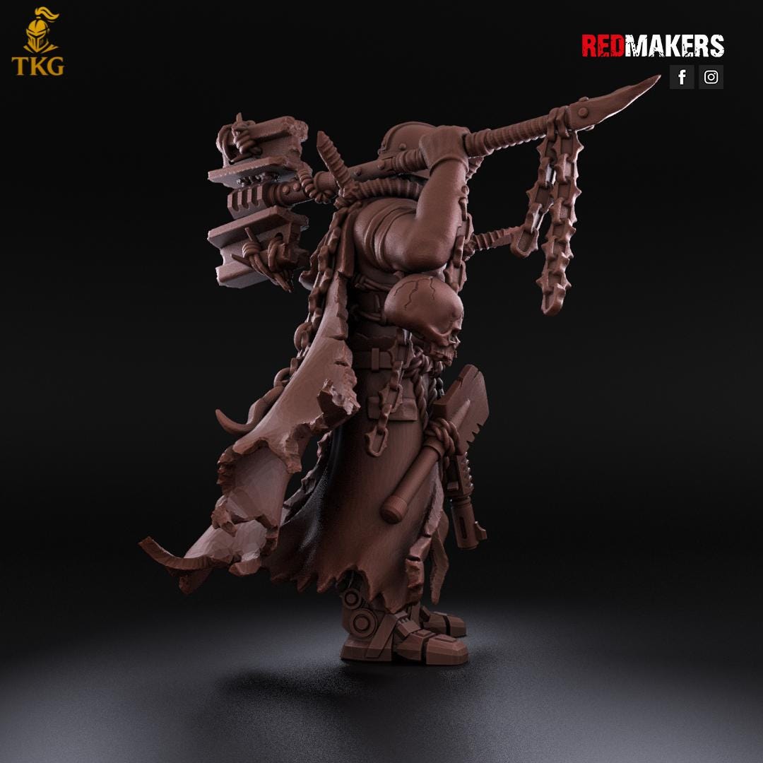 Renegade Death Division Commander by RedMakers | 3D Printed Tabletop Miniatures
