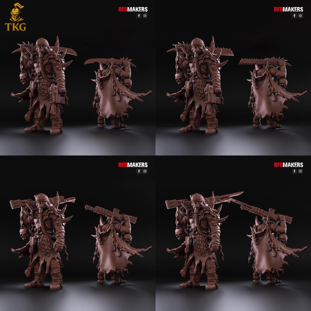 Renegade Death Division Commander by RedMakers | 3D Printed Tabletop Miniatures