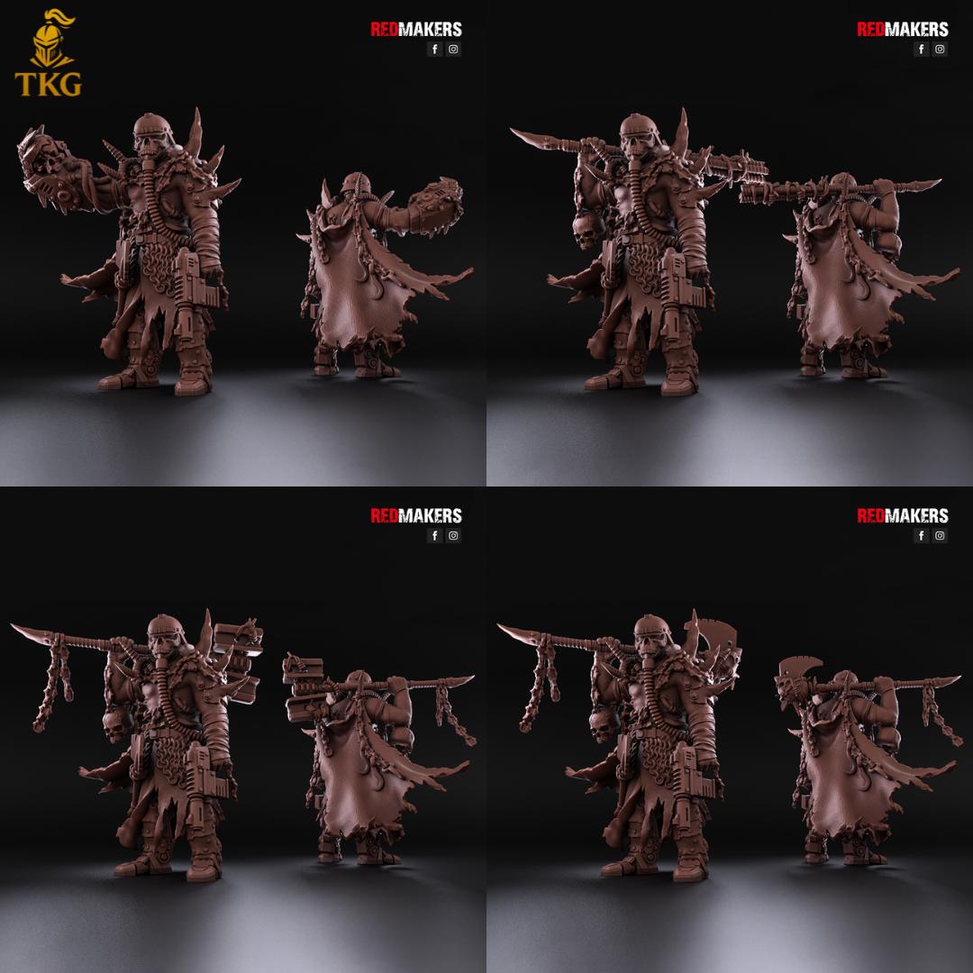 Renegade Death Division Commander by RedMakers | 3D Printed Tabletop Miniatures