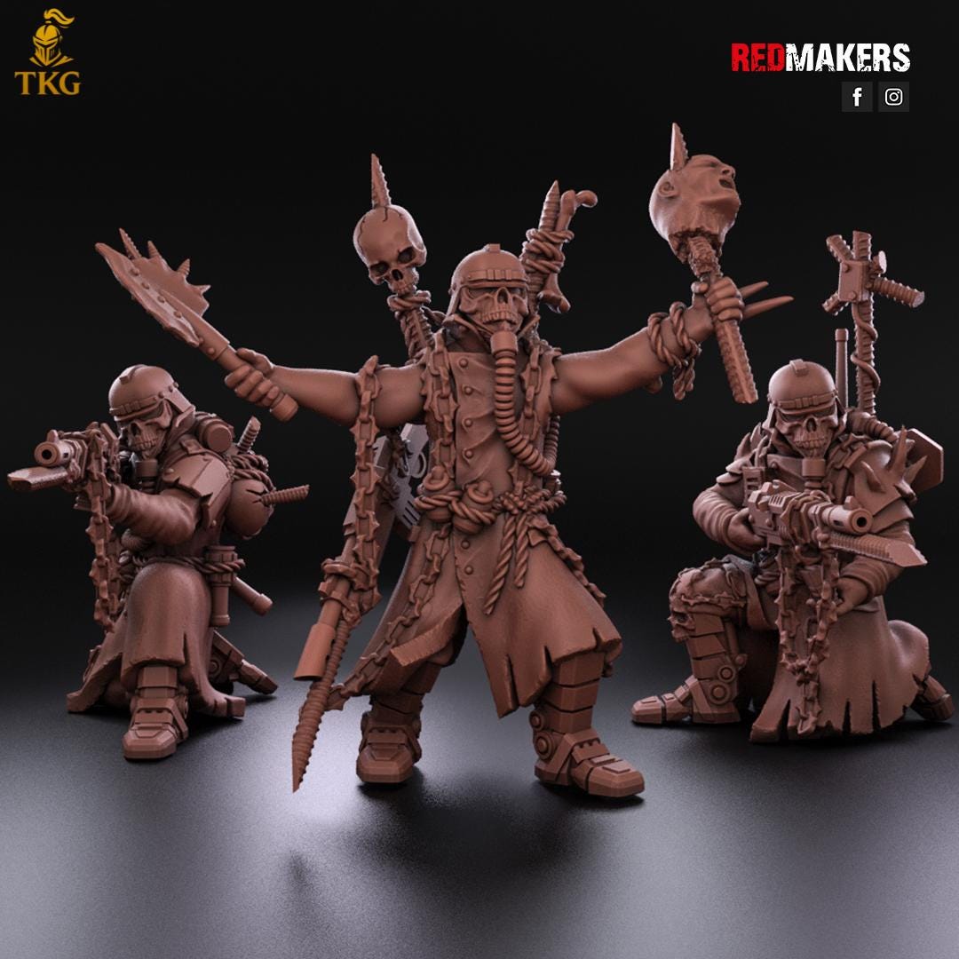 Renegade Death Squad - Heretics by RedMakers | 3D Printed Tabletop Miniatures