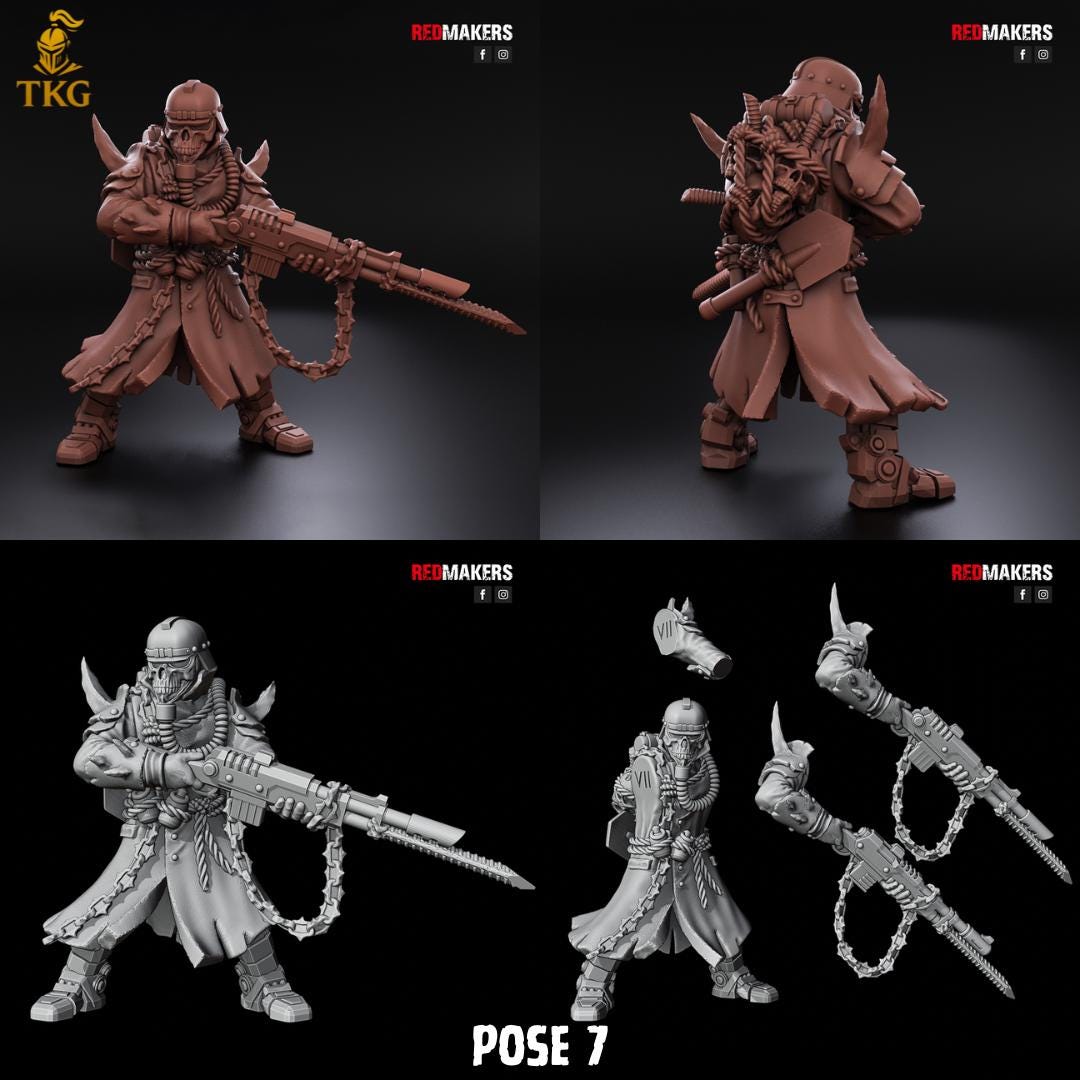 Renegade Death Squad - Heretics by RedMakers | 3D Printed Tabletop Miniatures