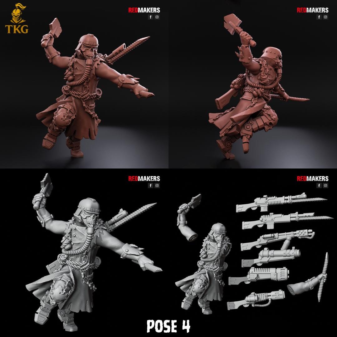 Renegade Death Squad - Heretics by RedMakers | 3D Printed Tabletop Miniatures