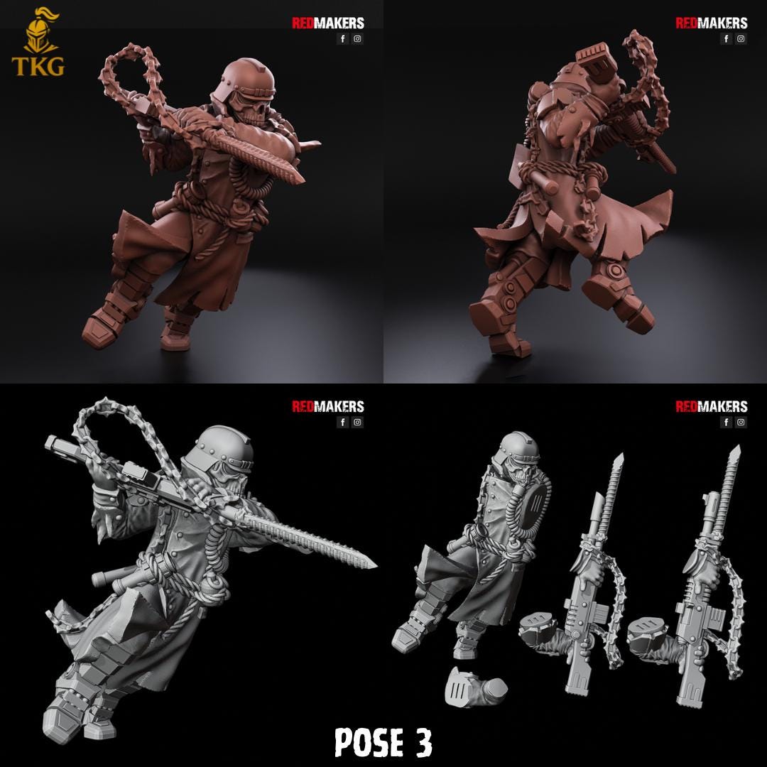 Renegade Death Squad - Heretics by RedMakers | 3D Printed Tabletop Miniatures