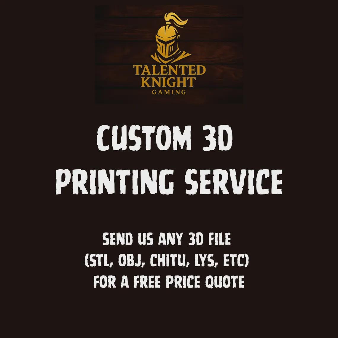 Custom Order - 3D Printing Service