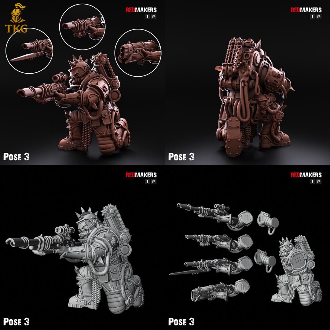 Renegade Solar Guard Squad by RedMakers | 3D Printed Tabletop Miniatures