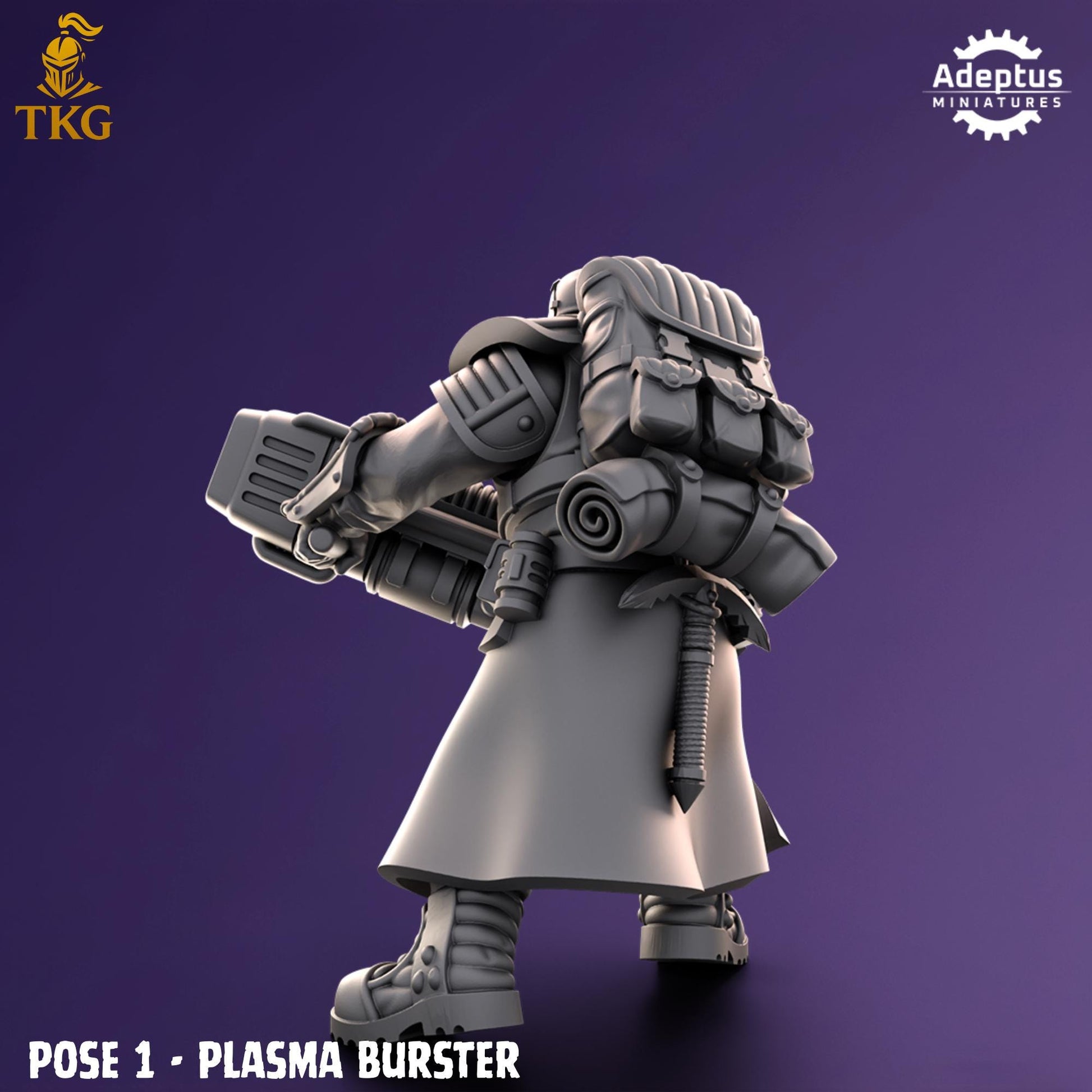 Iceward Division Special Weapons Team by Adeptus Miniatures | 3D printed Tabletop Miniatures