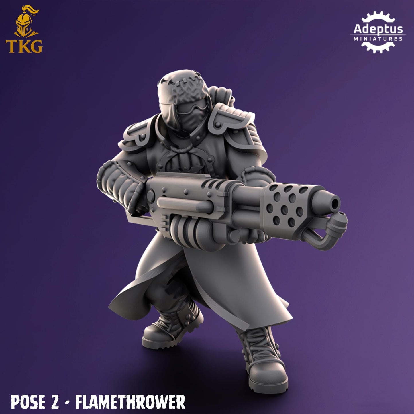 Iceward Division Special Weapons Team by Adeptus Miniatures | 3D printed Tabletop Miniatures