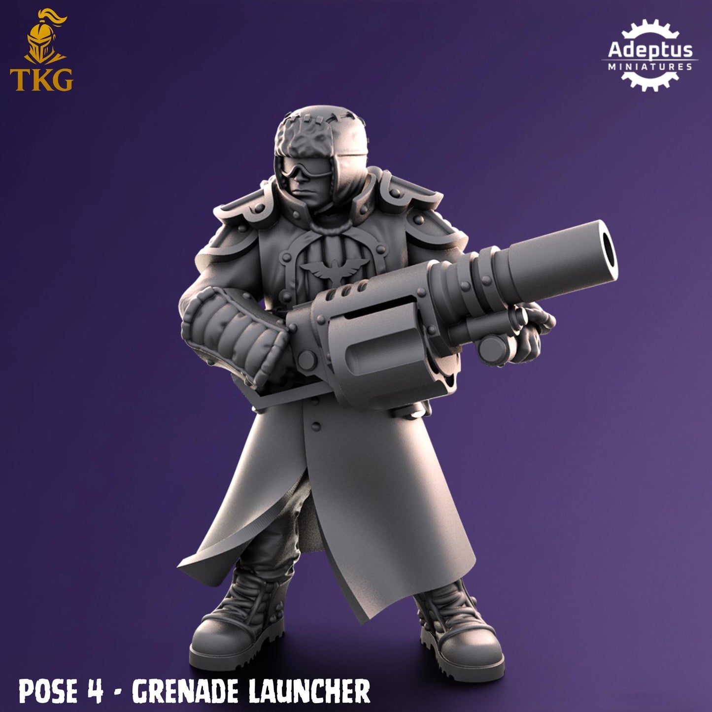 Iceward Division Special Weapons Team by Adeptus Miniatures | 3D printed Tabletop Miniatures