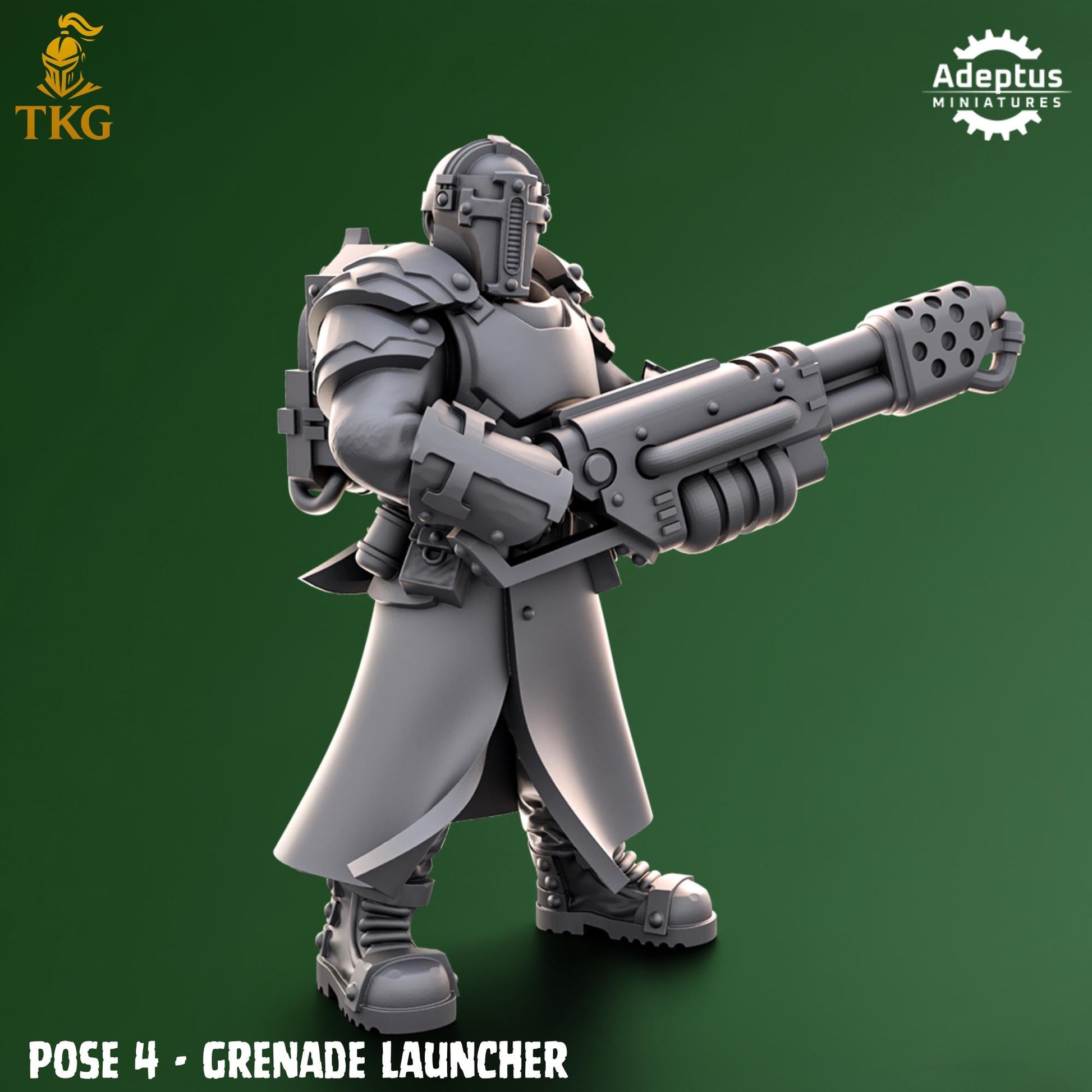 Crusaders Covenant Special Weapons Team by Adeptus Miniatures | 3D printed Tabletop Miniatures