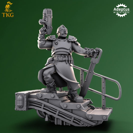 Crusaders Covenant Commander by Adeptus Miniatures | 3D printed Tabletop Miniatures