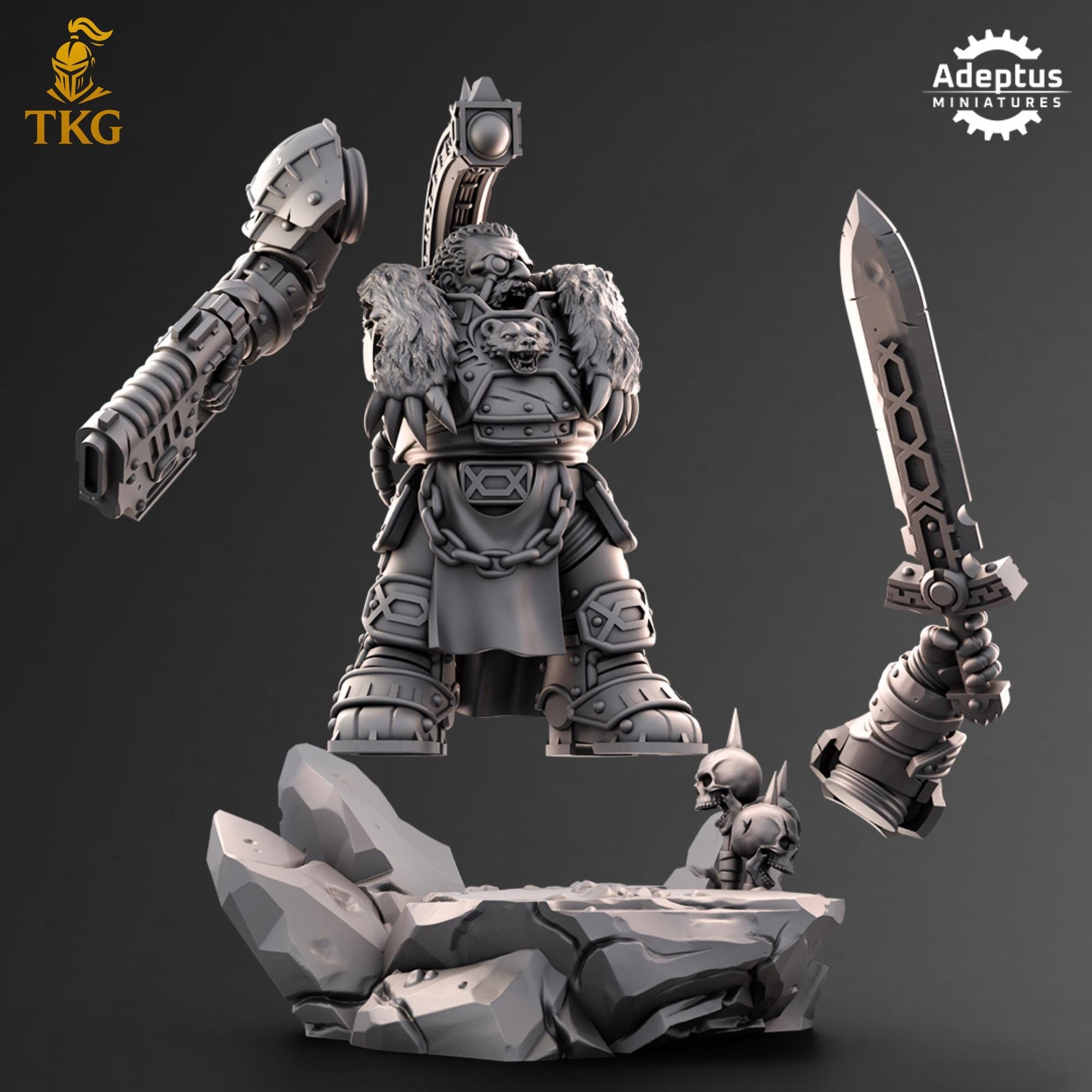Forge-Lord - Dwarves by Adeptus Miniatures | 3D printed Tabletop Miniatures