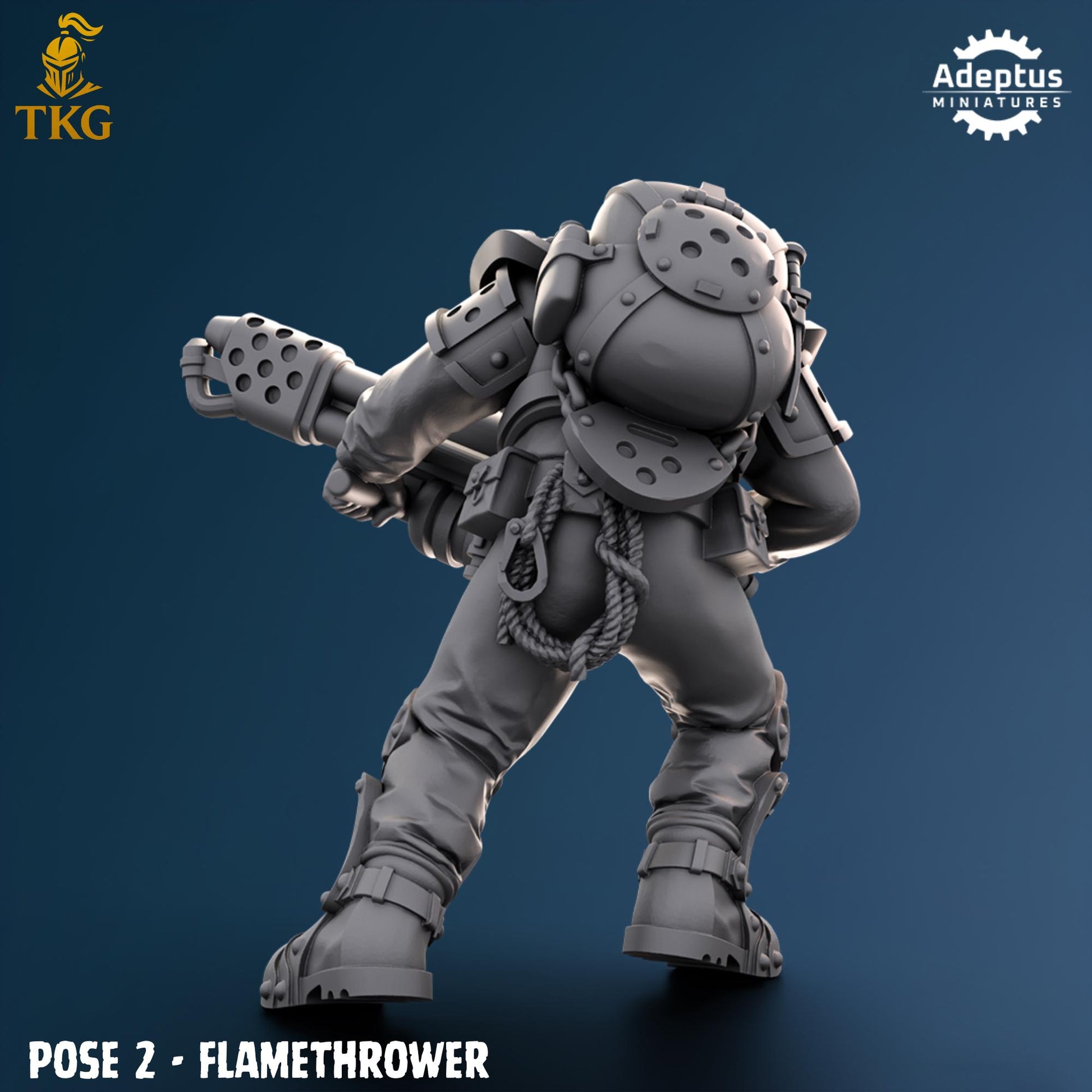 Greyplate Troops Special Weapons Team by Adeptus Miniatures | 3D printed Tabletop Miniatures