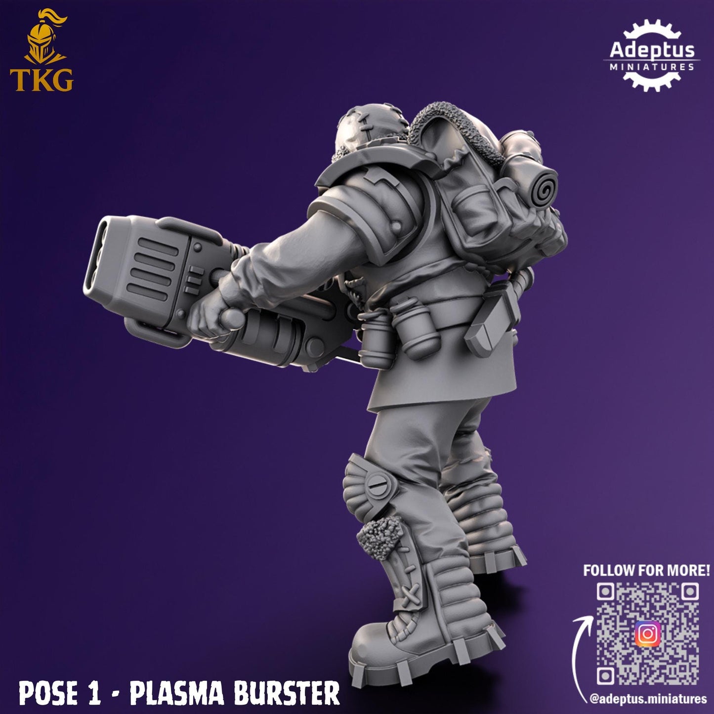 Stormsworn Troops Special Weapons Team by Adeptus Miniatures | 3D printed Tabletop Miniatures