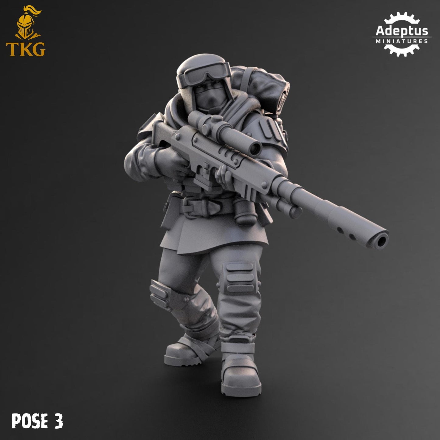 Khaleeth Regiment Snipers by Adeptus Miniatures | 3D printed Tabletop Miniatures