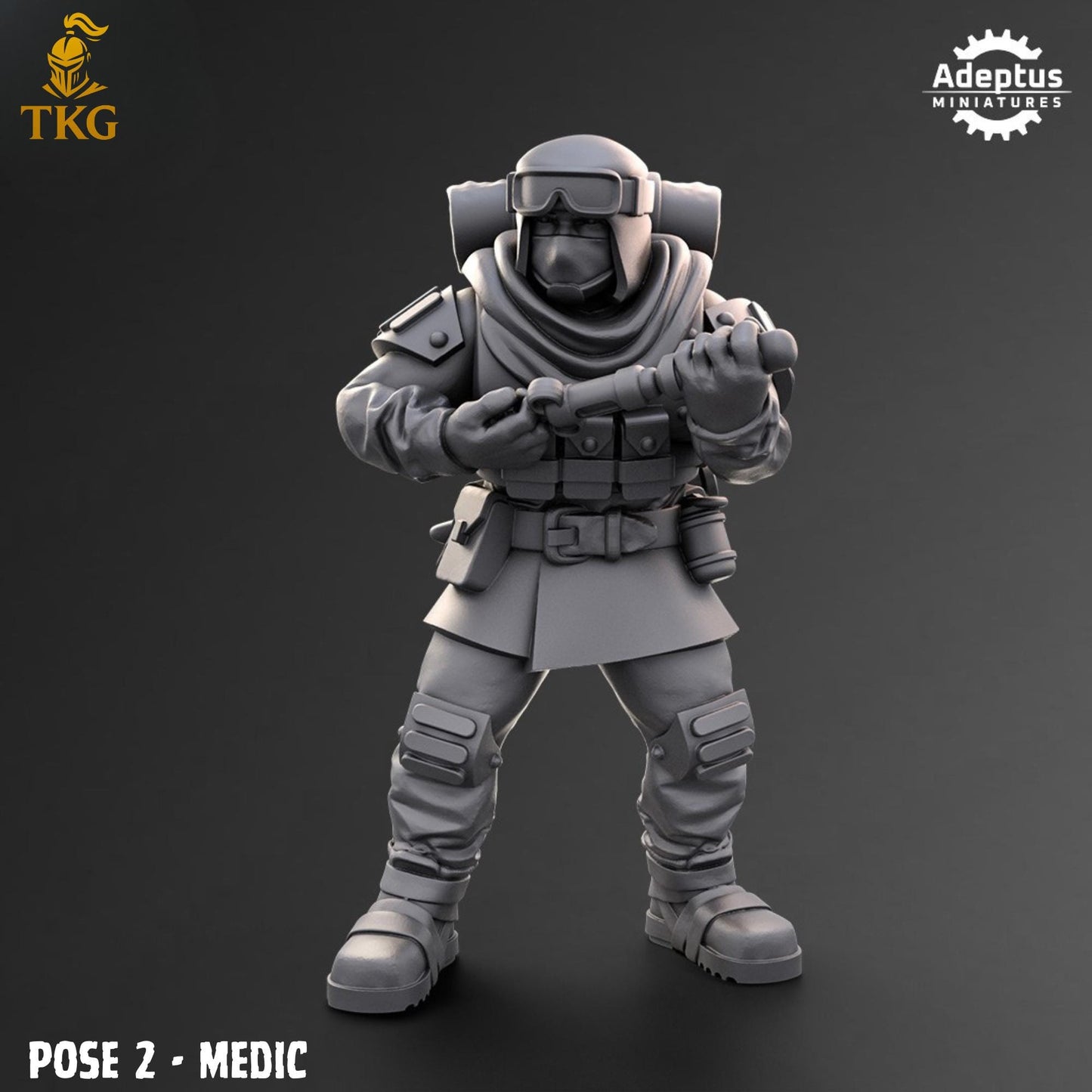 Khaleeth Regiment Command Squad by Adeptus Miniatures | 3D printed Tabletop Miniatures