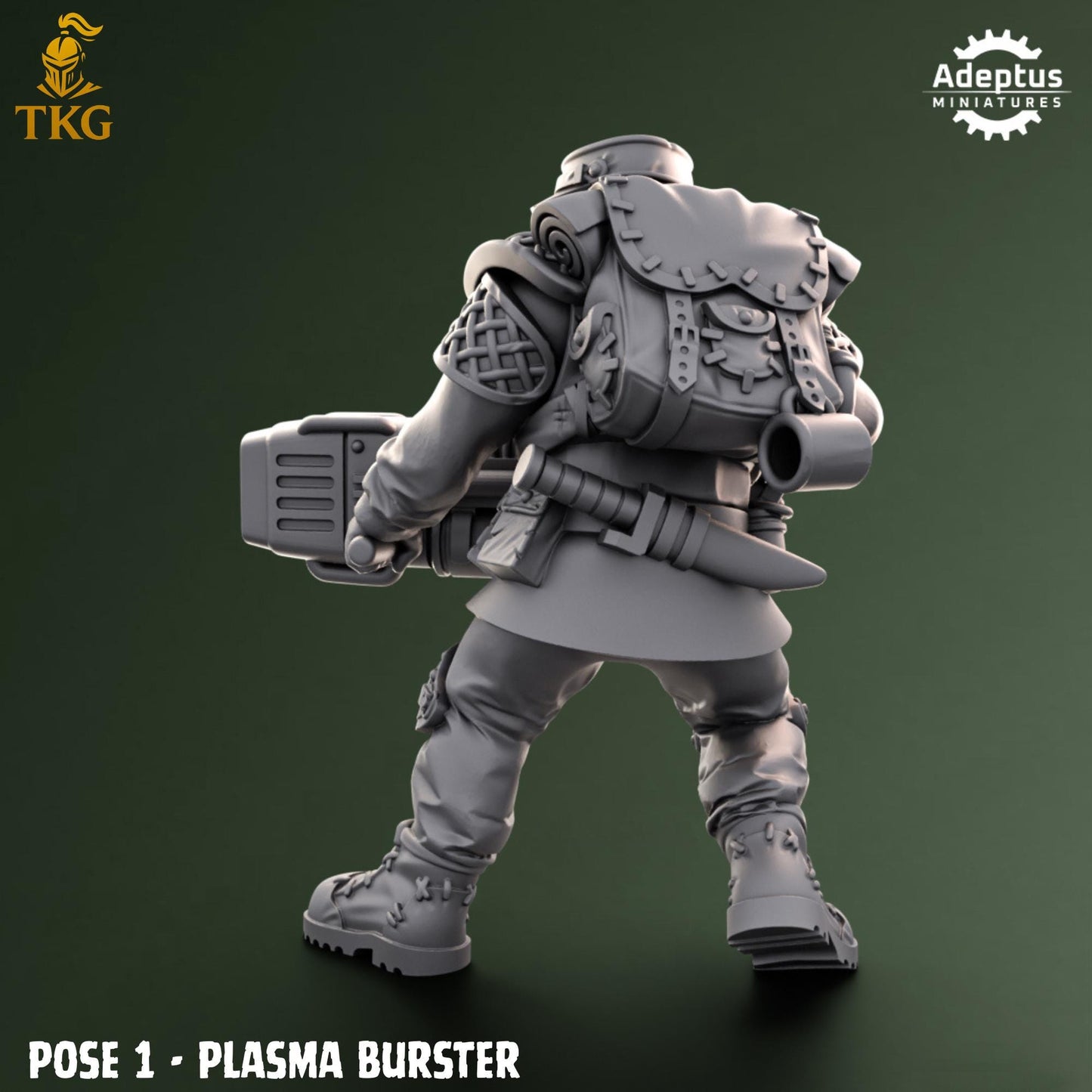 Sunscorch Regiment Special Weapons Team by Adeptus Miniatures | 3D printed Tabletop Miniatures