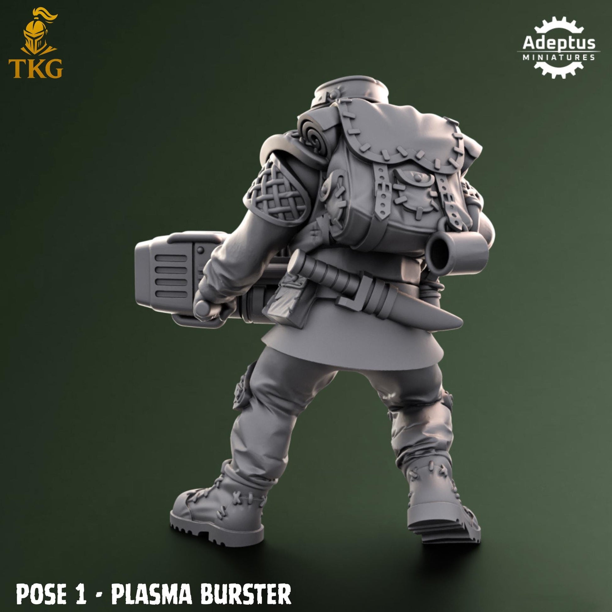 Sunscorch Regiment Special Weapons Team by Adeptus Miniatures | 3D printed Tabletop Miniatures