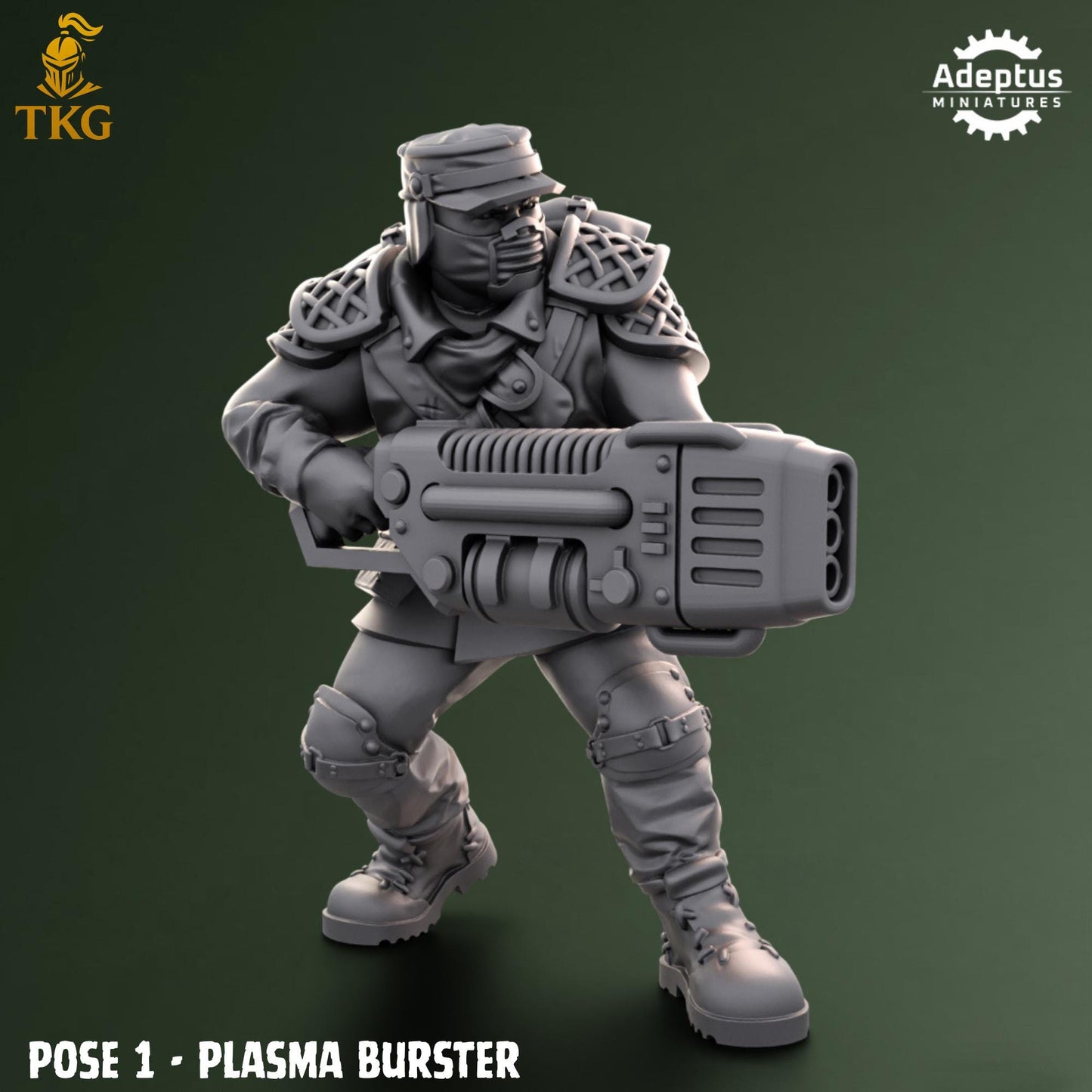 Sunscorch Regiment Special Weapons Team by Adeptus Miniatures | 3D printed Tabletop Miniatures