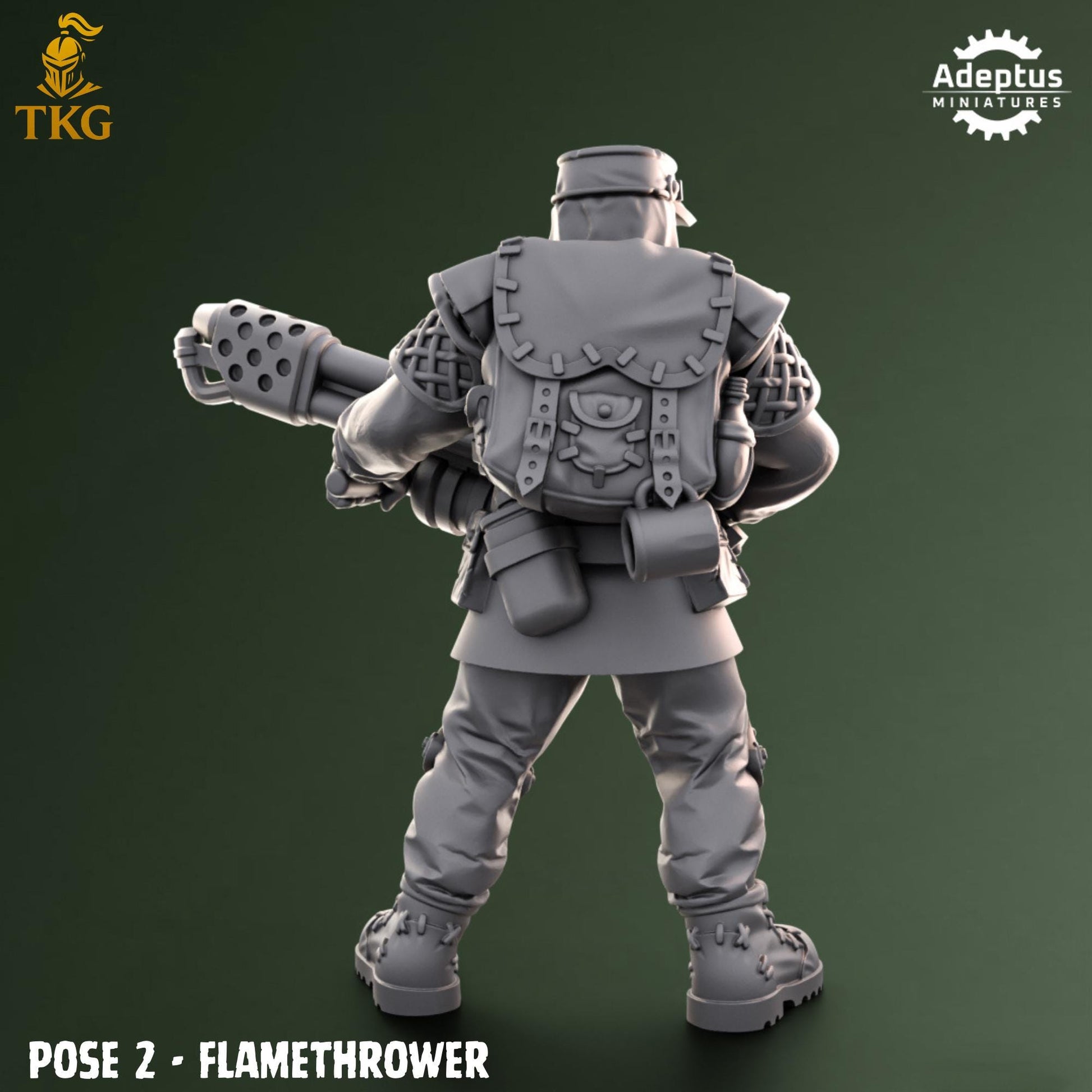 Sunscorch Regiment Special Weapons Team by Adeptus Miniatures | 3D printed Tabletop Miniatures