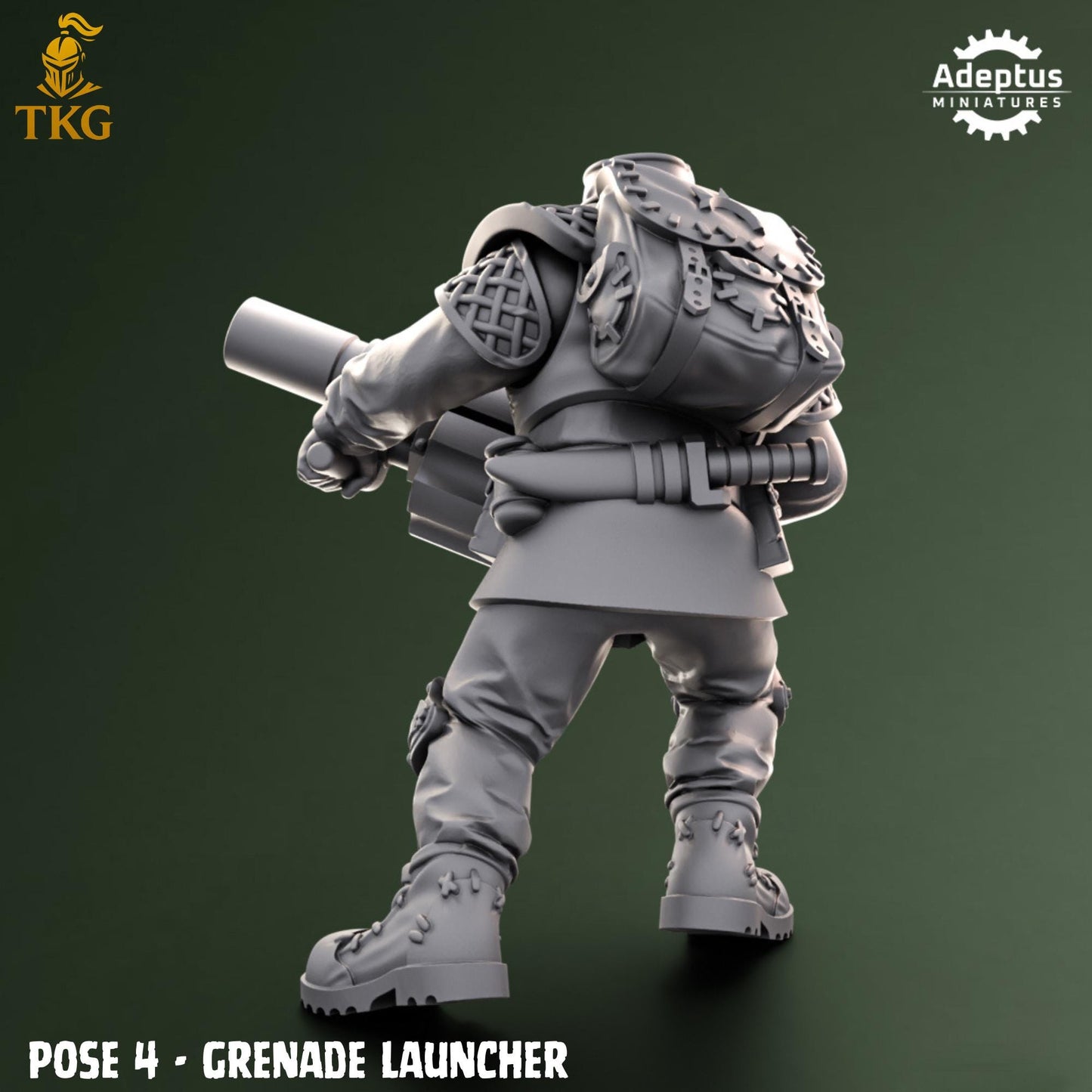 Sunscorch Regiment Special Weapons Team by Adeptus Miniatures | 3D printed Tabletop Miniatures