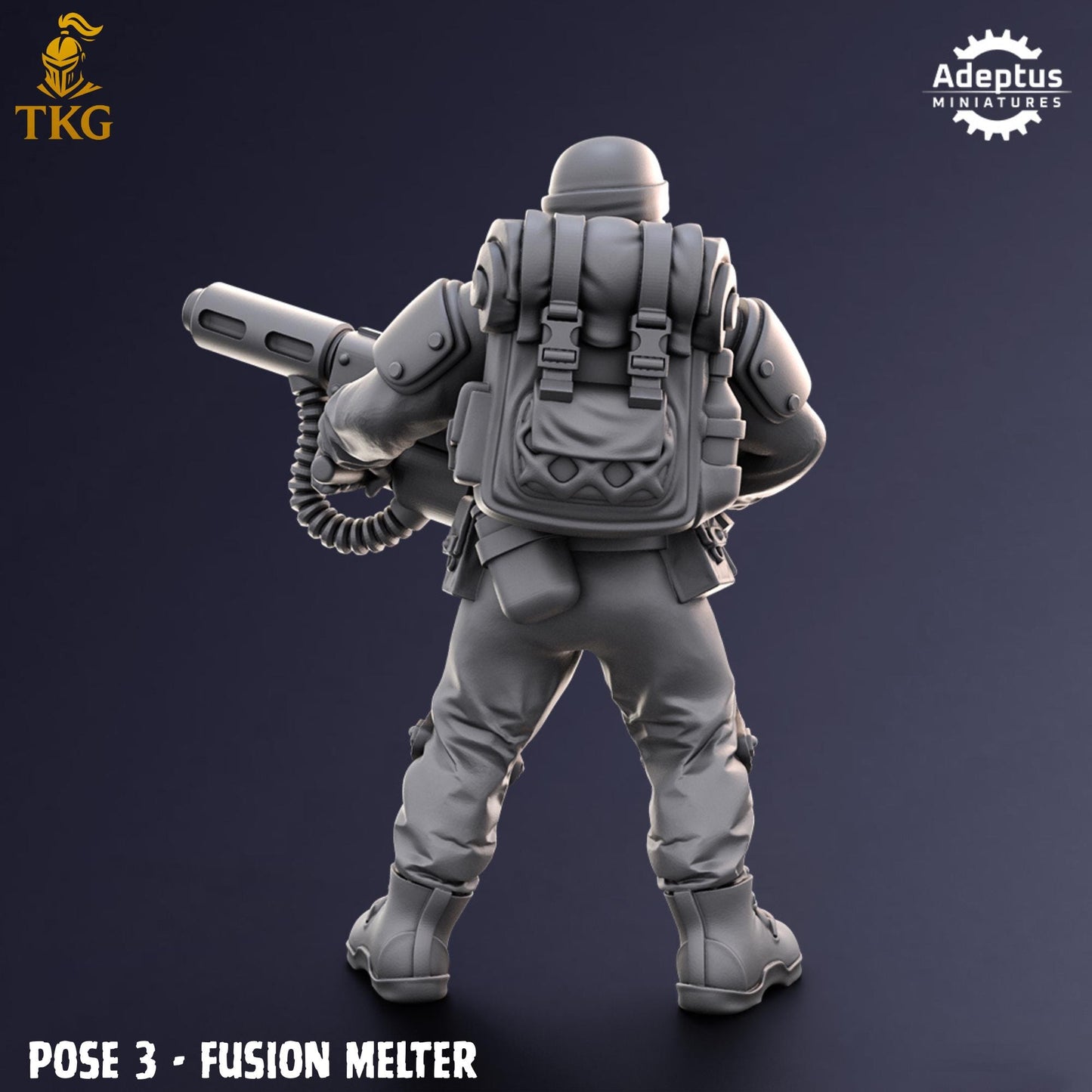 Sandshroud Batallion Special Weapons Team by Adeptus Miniatures | 3D printed Tabletop Miniatures