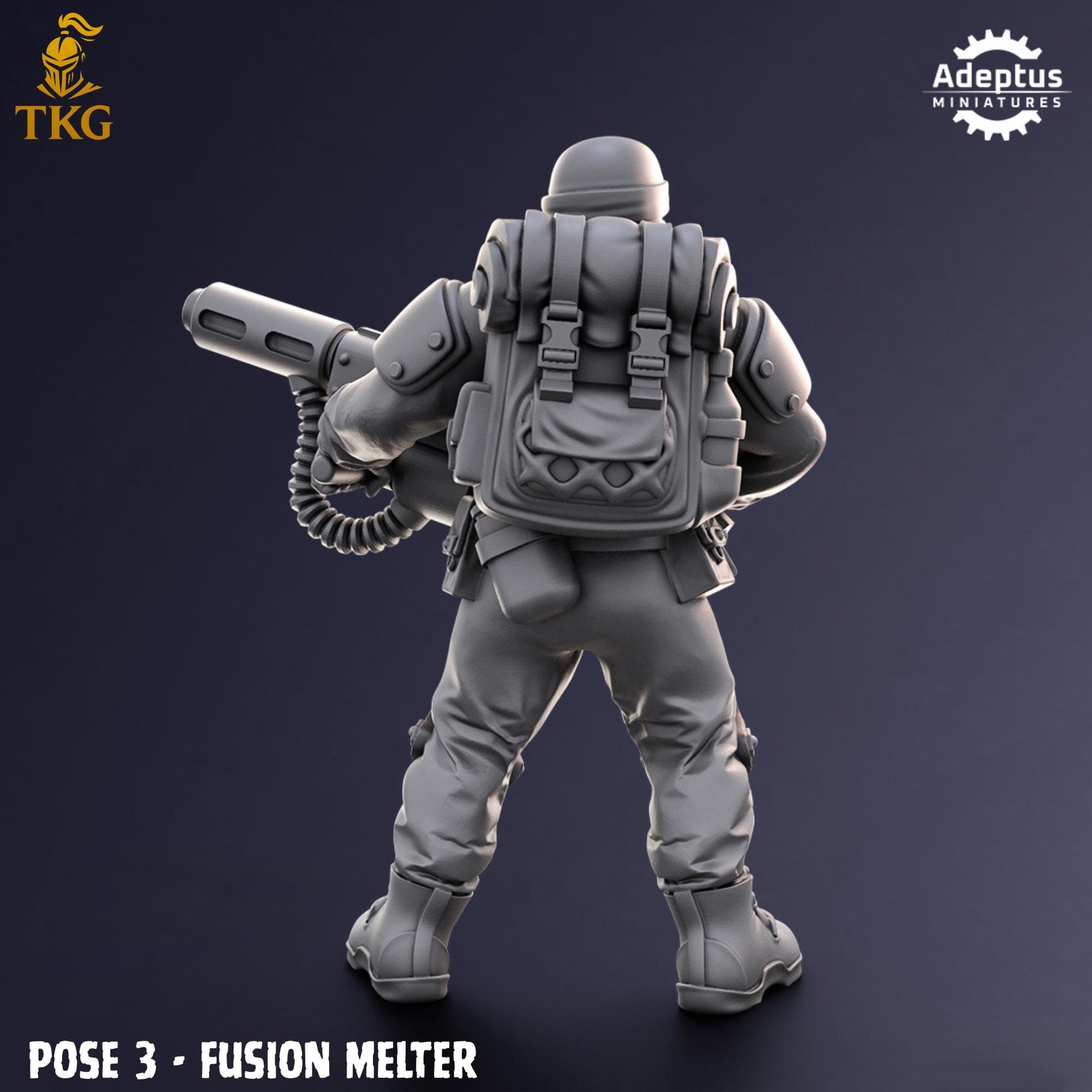 Sandshroud Batallion Special Weapons Team by Adeptus Miniatures | 3D printed Tabletop Miniatures