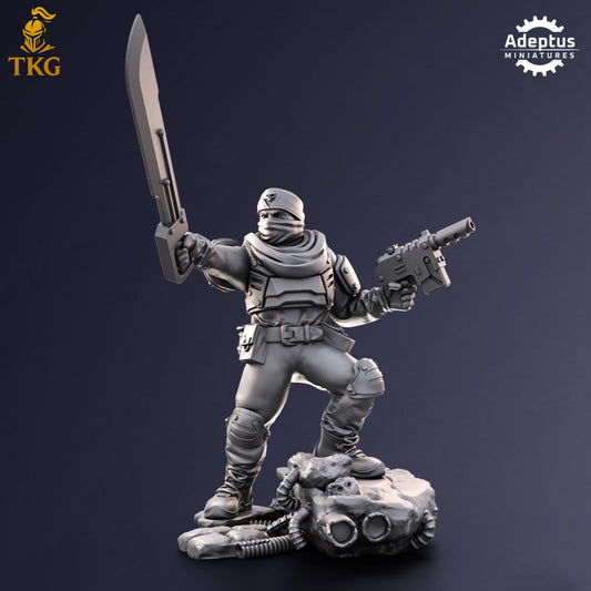 Sandshroud Batallion Commander by Adeptus Miniatures | 3D printed Tabletop Miniatures