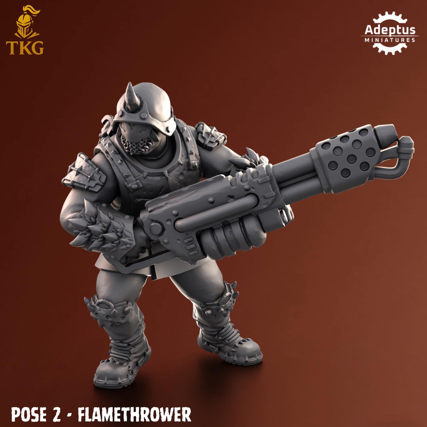 Twisted Horde Special Weapons Team by Adeptus Miniatures | 3D printed Tabletop Miniatures