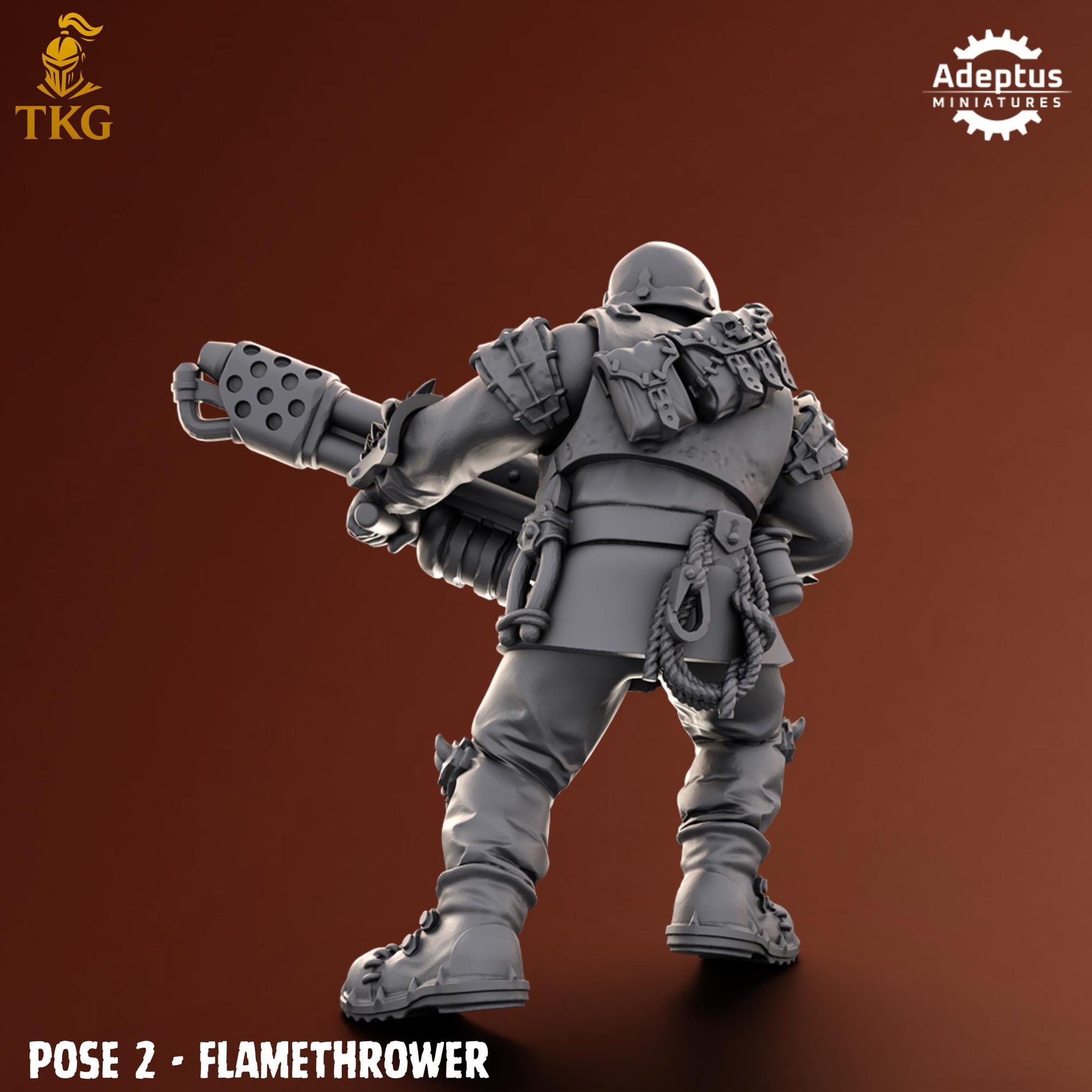 Twisted Horde Special Weapons Team by Adeptus Miniatures | 3D printed Tabletop Miniatures