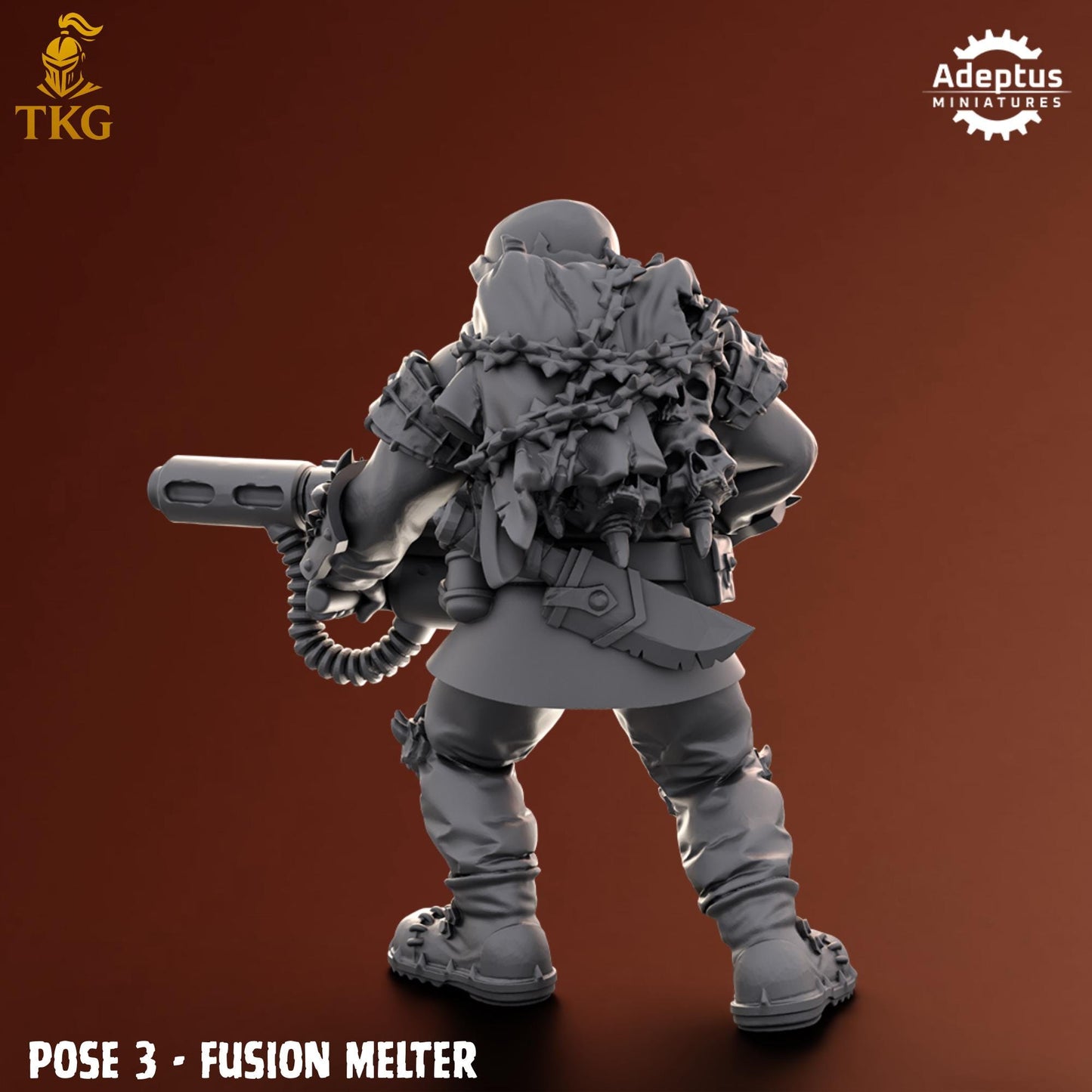 Twisted Horde Special Weapons Team by Adeptus Miniatures | 3D printed Tabletop Miniatures