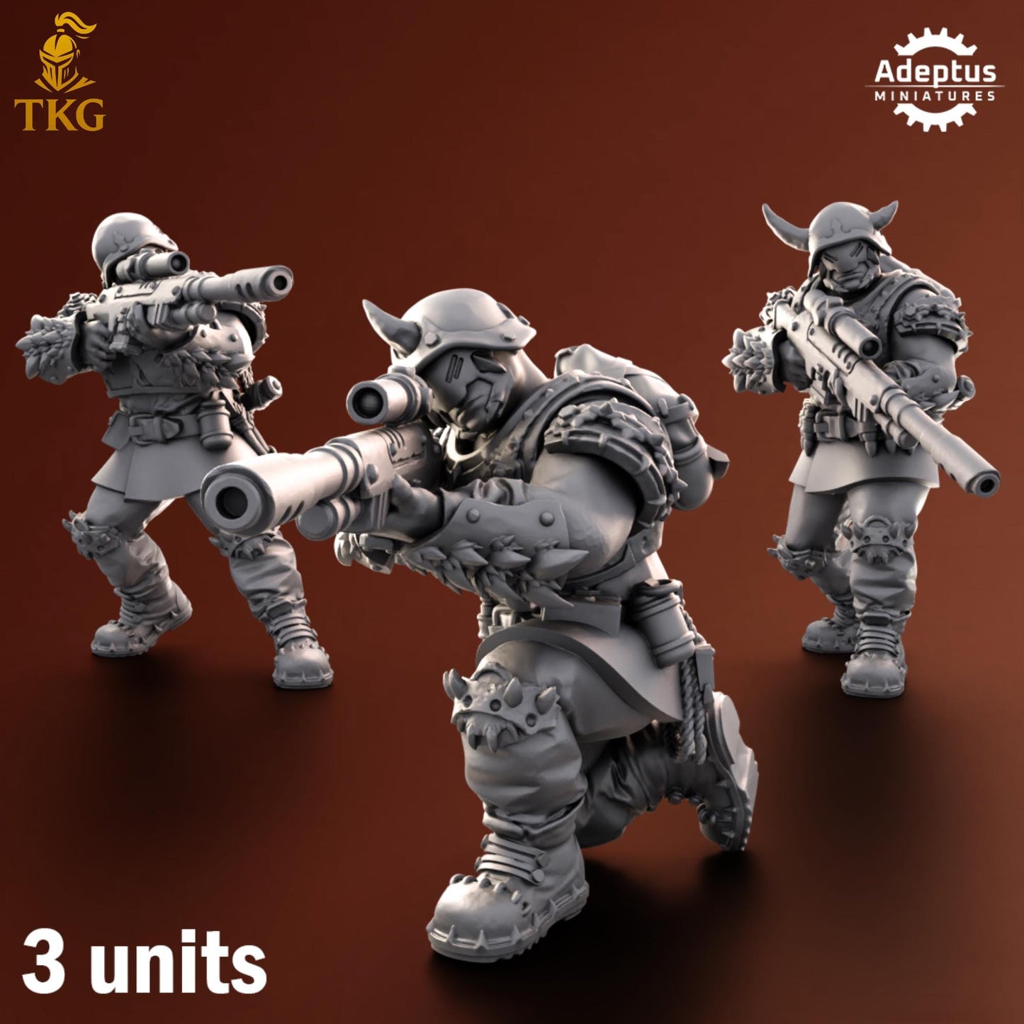 Twisted Horde Snipers by Adeptus Miniatures | 3D printed Tabletop Miniatures